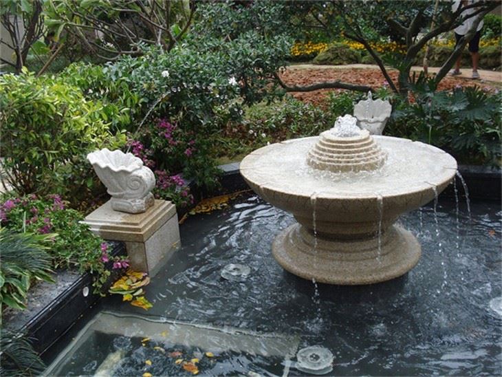 Granite Stone Outdoor Fountain