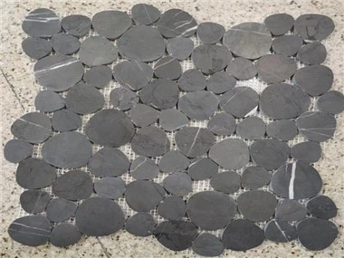 Ubin Mosaik Marmer Abu-abu